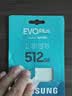 三星（SAMSUNG）512GB TF(MicroSD)存储卡 EVO白卡 适配大疆无人机运动相机Pocket3支持4K视频 读160MB/s写120MB/s 实拍图