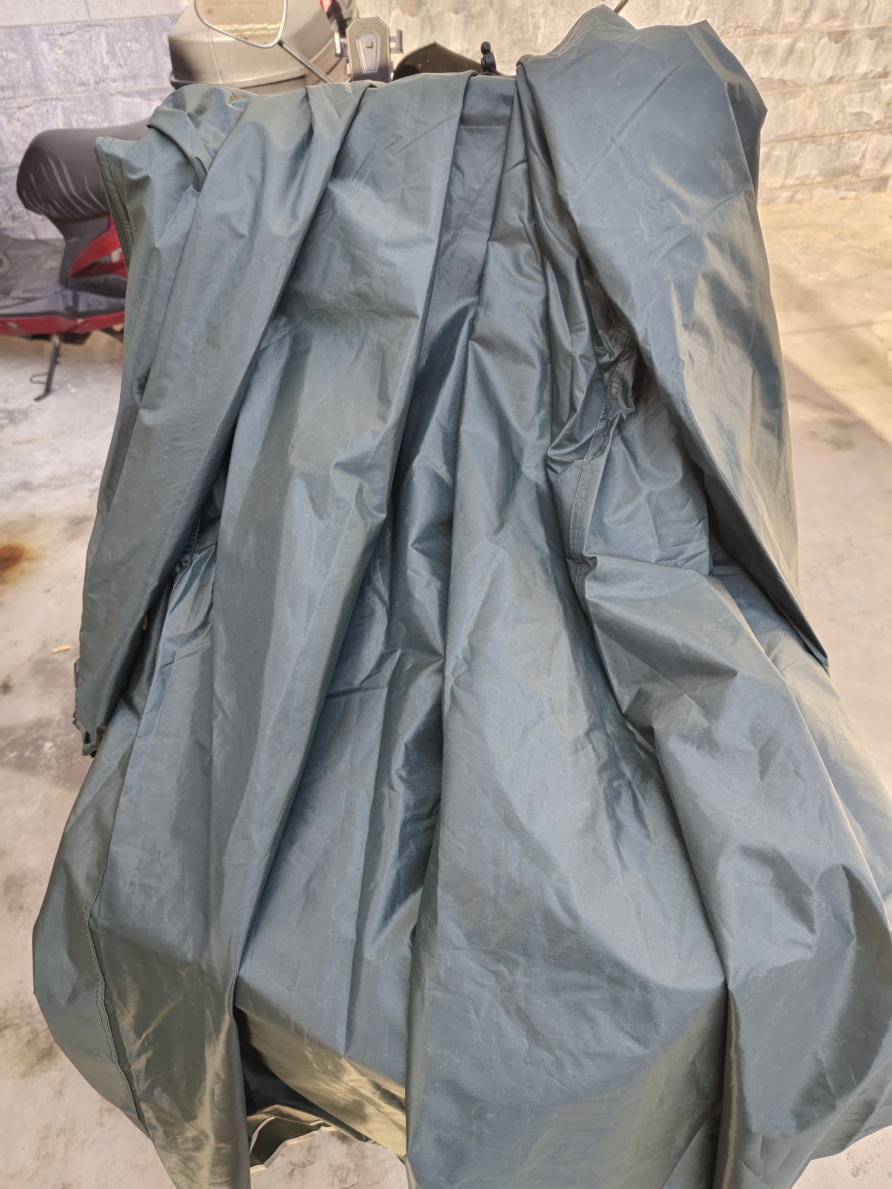 正雨电动车雨衣人车分离全身防暴雨长款连体男女单人加大一体带袖雨披 实拍图