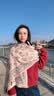 杜森纳空调房月子披肩外搭两用春秋送妈妈礼物送长辈保暖丝巾围巾女冬季 实拍图