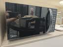 美的（Midea）微波炉烤箱一体机 小型家用平板易洁烧烤智能解冻20升微波炉  光波加热2026新款（M1-L201B二代） 实拍图