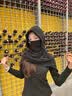 特步（XTEP）面罩冬季保暖骑行围脖防寒风帽子男女护脸颈围巾头套户外骑车装备 黑色【双面加绒-升级抽绳/防风】 均码 实拍图