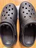 卡骆驰（CROCS）经典泡芙Clog男女一脚蹬懒人沙滩洞洞鞋 黑色 37 实拍图