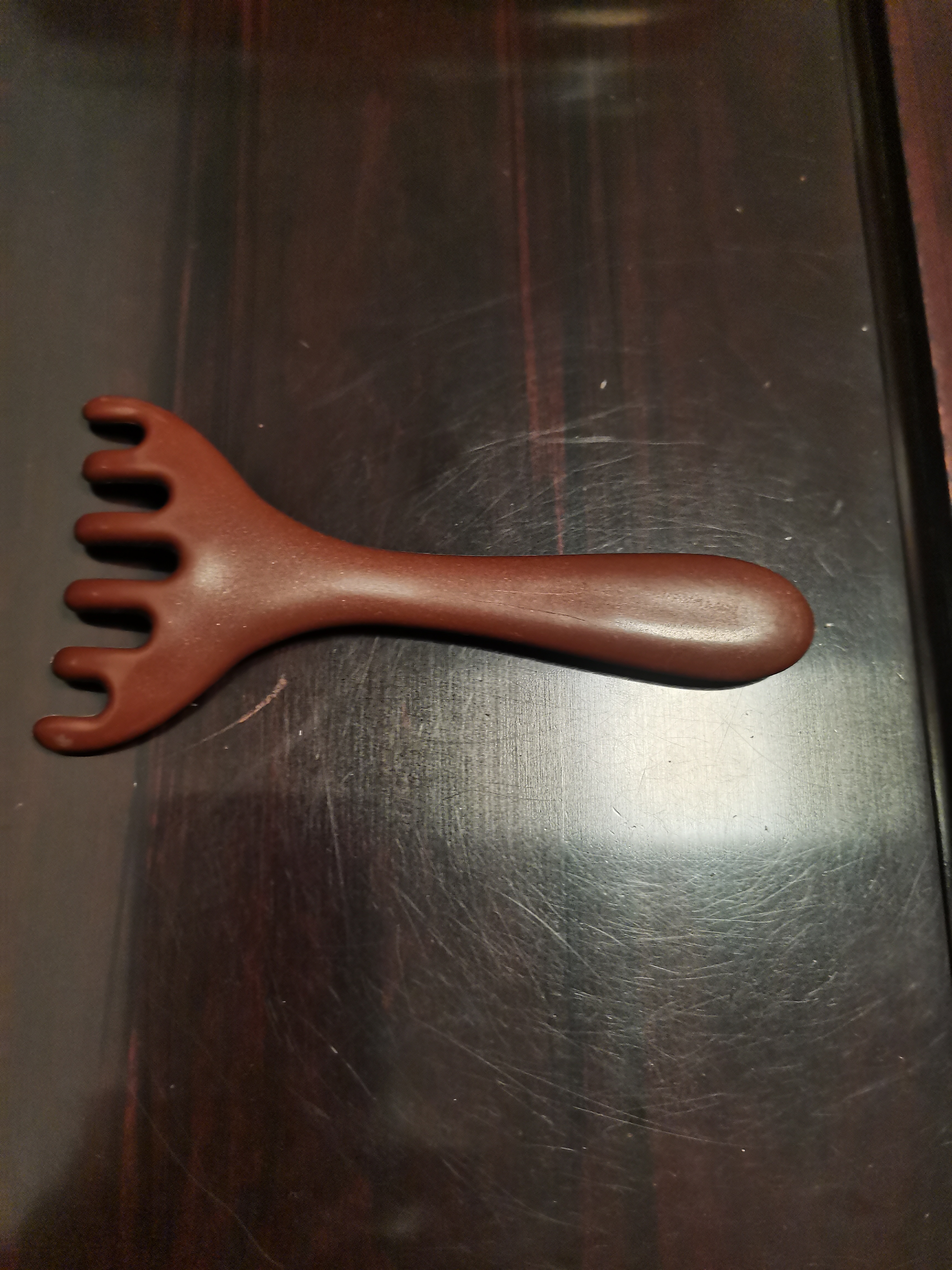 Jidaocook六爪头部按摩经络梳子头部工具非原木鹿角头皮颈部皮肤按摩男女休 6爪按摩梳【按摩解乏】 一个装 实拍图