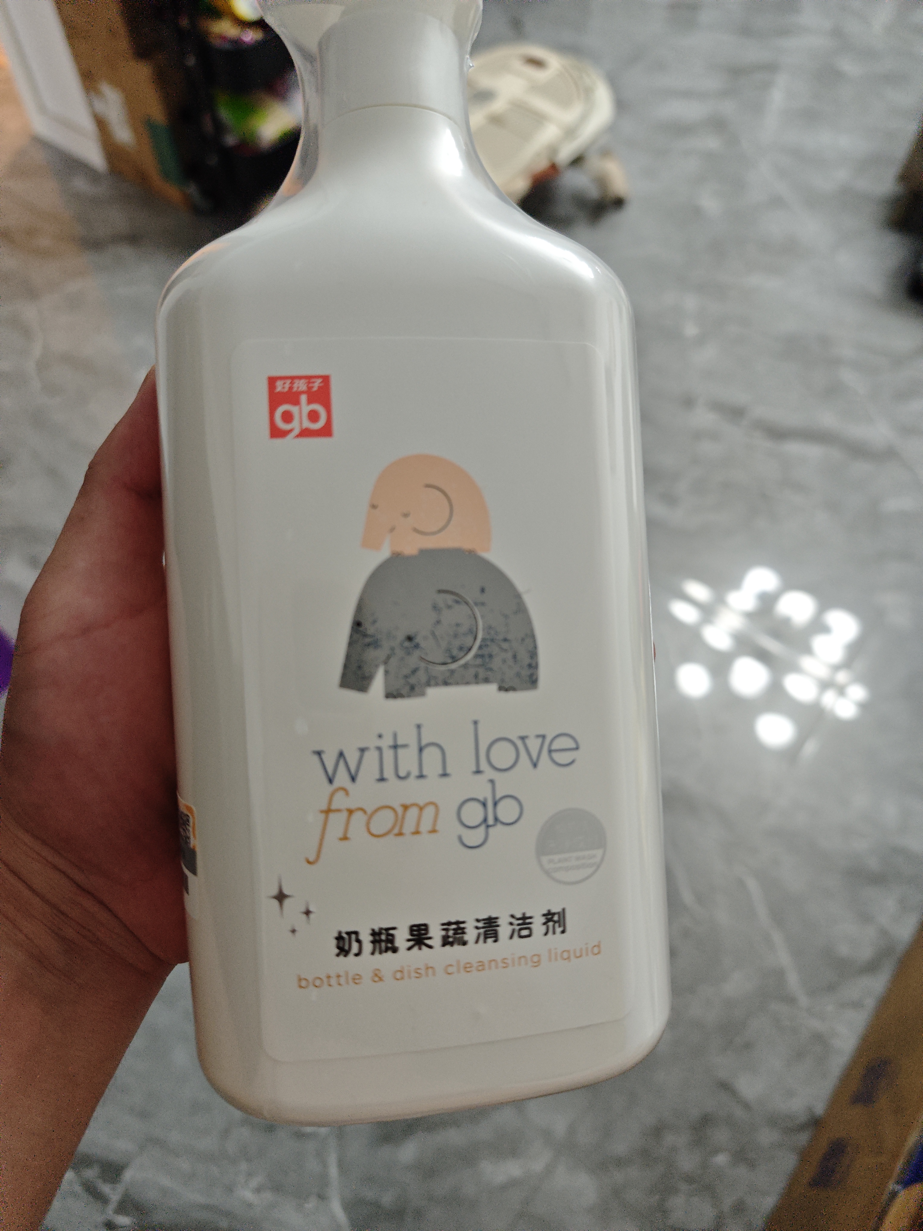 好孩子（gb）好孩子 奶瓶果蔬清洁剂 去污清洁 净化果蔬残留 800ML 实拍图