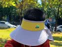 偶森儿童空顶帽夏季遮太阳防晒帽男童长后披护脖户外海边沙滩防紫外线 实拍图
