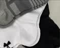 安德玛（Under Armour）袜子男篮球袜【3双】运动袜跑步羽毛球袜子中防臭筒毛巾棉袜女 实拍图