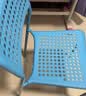 宜家（IKEA）SANDSBERG桑德贝利椅子餐椅成人凳子靠背椅奶油简约家用 蓝色椅子 实拍图