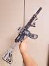 若客（ROKR）M416积木枪儿童玩具枪diy手工木质拼图装模型皮筋枪男孩生日礼物 实拍图