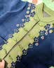 俞兆林中老年本命年过年衣服秋冬2026年新款衣服奶奶装针织70岁妈妈外套 藏青色 XL 建议105-115斤 实拍图