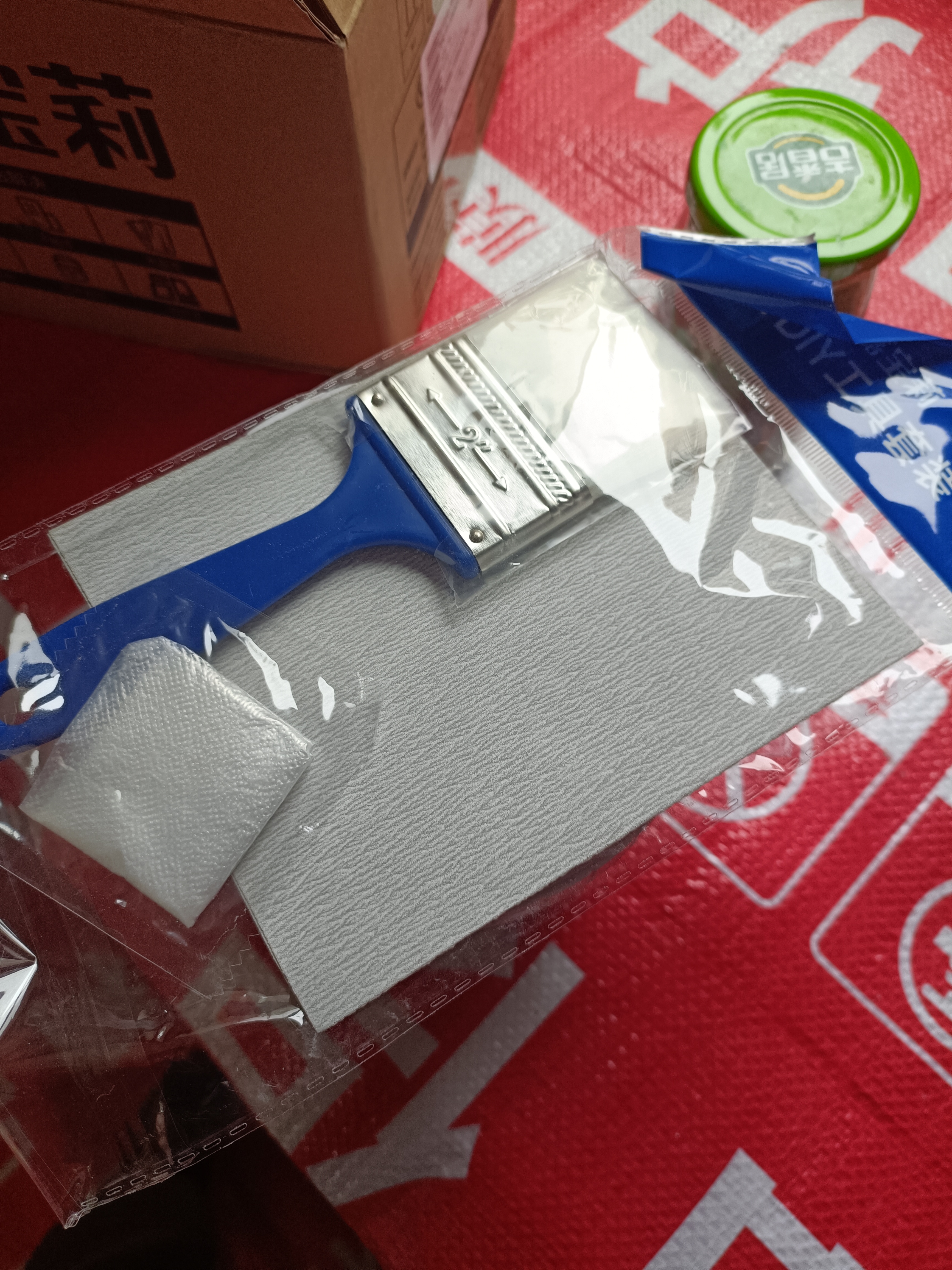 嘉宝莉（CARPOLY）水性木器漆改色家具翻新漆衣柜木门改色油漆环保涂料 米白色1kg 实拍图