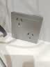 公牛（BULL）开关插座 嵌入式插座可调节空调冰箱隐藏插座GTBZ223白色五孔10A 实拍图