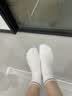 浪莎袜子女短袜春秋季纯棉网眼透气白色全棉女士袜子春夏天船袜礼盒装 实拍图