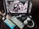 ROG破风 头戴式电竞游戏耳机 无线三模连接  SpeedNova无线技术 轻量化 RGB 暗夜黑 适配影之刃零 实拍图