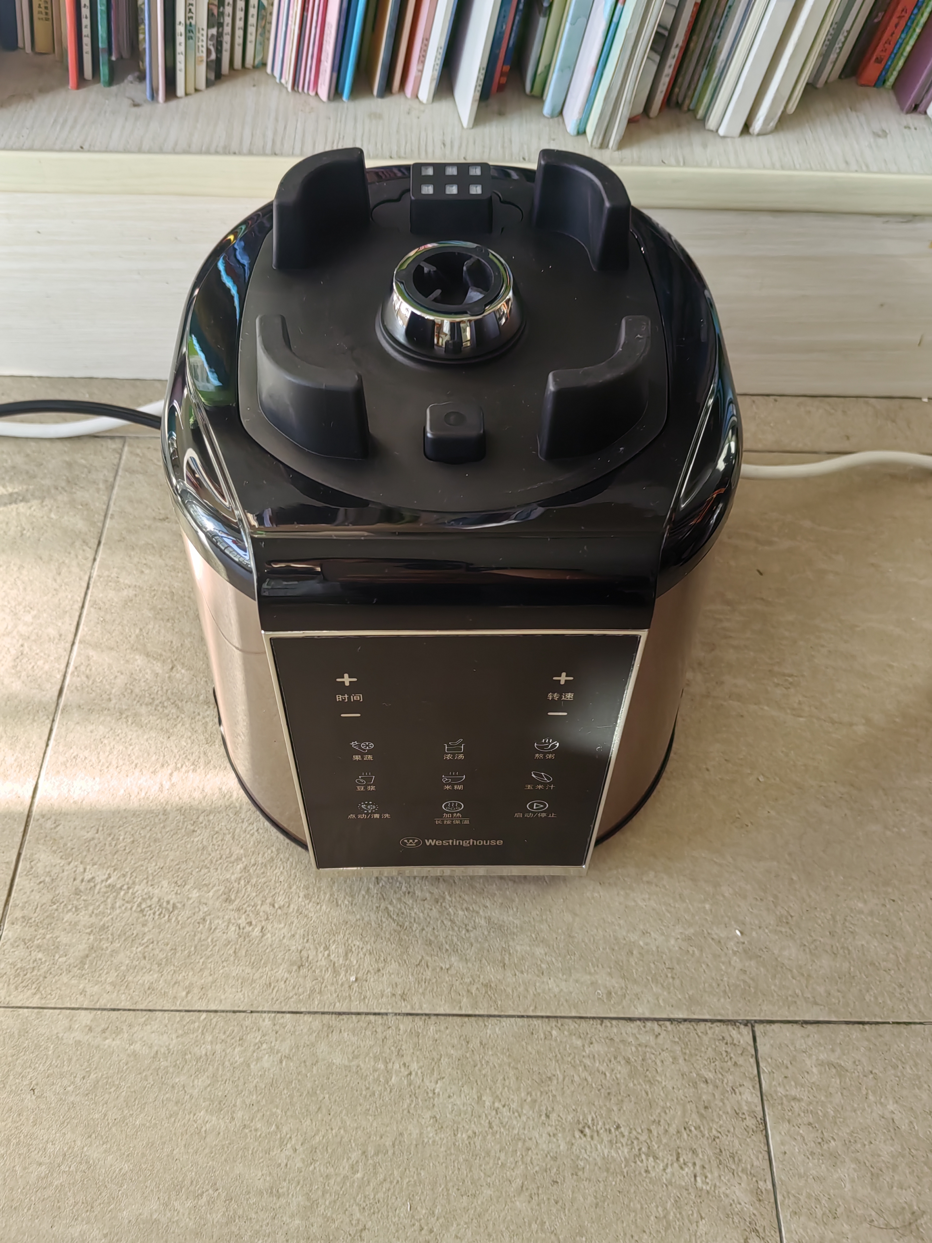 西屋（Westinghouse）破壁机加热家用多功能破壁料理机智能保温辅食机 WFB-HS0454（玫瑰金） 实拍图