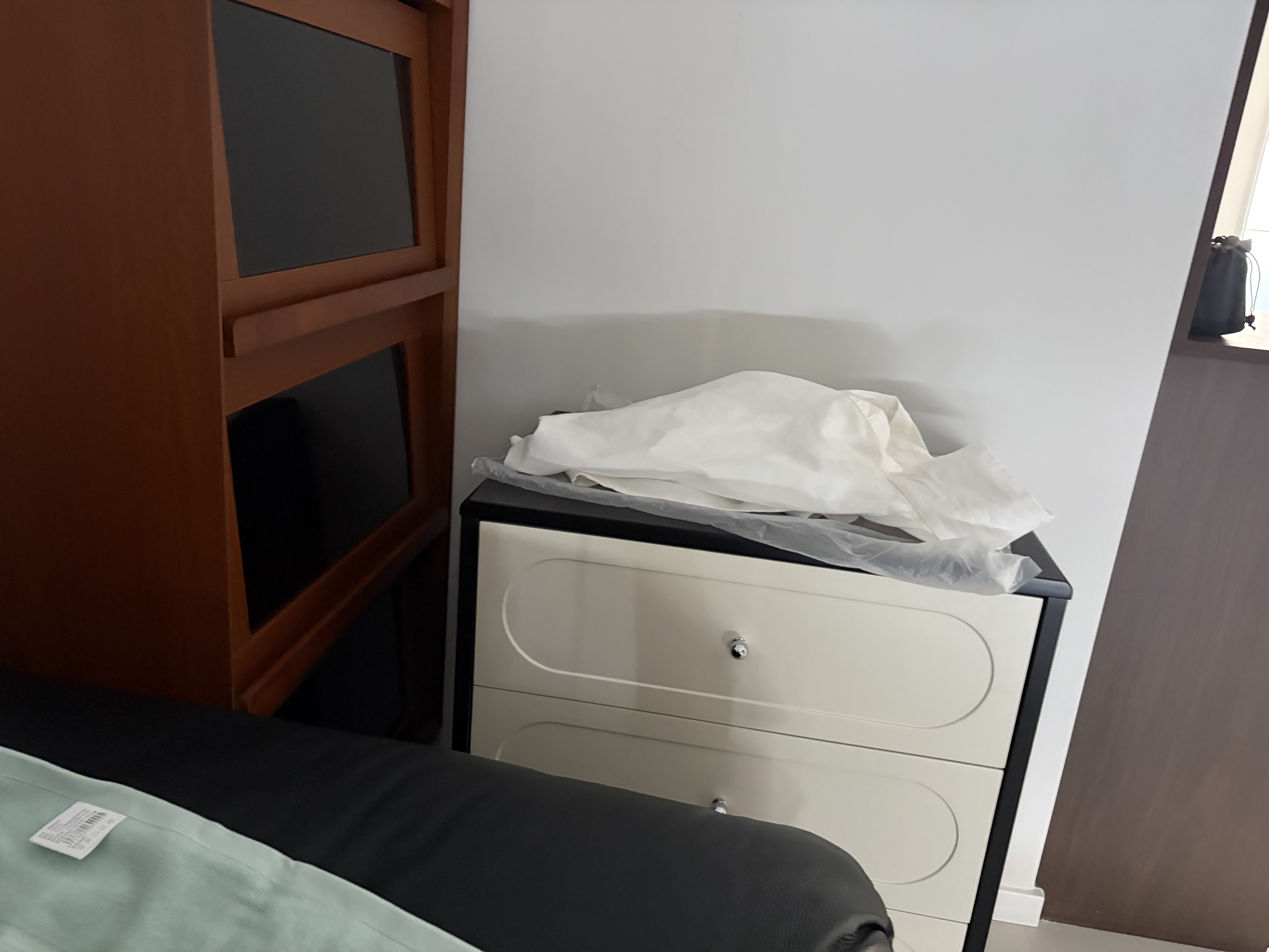 全友家居 三斗柜法式复古卧室客厅家用实木脚收纳储物柜子落地柜新款 实拍图