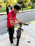 喜德盛（xds）儿童自行车小王子变速车7速青少年学生通勤运动骑行车浅灰蓝/深灰 实拍图
