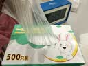 优奥一次性手套500只盒装食品级加厚防漏塑料透明PE厨房卫生龙虾手套 实拍图