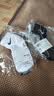 耐克NIKE男女运动袜 速干透气篮球袜 短袜三双装SX7677-964黑/灰 M 实拍图
