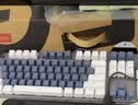 联想（Lenovo）MK5游戏机械键盘104键青轴有线混彩光效适用拯救者R9000P/Y7000 电竞办公键盘吃鸡键盘 风暴蓝 实拍图