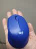罗技（Logitech）M330 静音鼠标 无线鼠标 办公鼠标 右手鼠标 蓝色 带无线2.4G接收器 实拍图