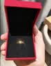 中国黄金（CHINA GOLD）足金戒指女碎碎冰戒指黄金固口素圈指环七夕情人节礼物送女友老婆 碎碎冰戒指 圈号12 1g 实拍图