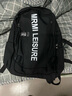 酷咖 背包男大容量学生书包初高中生双肩电脑包 潮流运动休闲旅行包女 黑色 实拍图