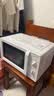 美的（Midea）快捷微波炉 家用小型 360°转盘加热 旋钮操控 易洁内胆2026新款升级（M1-L213B二代） 实拍图