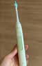 飞利浦（PHILIPS）【教师节礼物】声波电动牙刷钻石3系 5倍洁齿5种模式 洁净刷头*2 送男士/女友 HX5161/05抹茶绿 实拍图