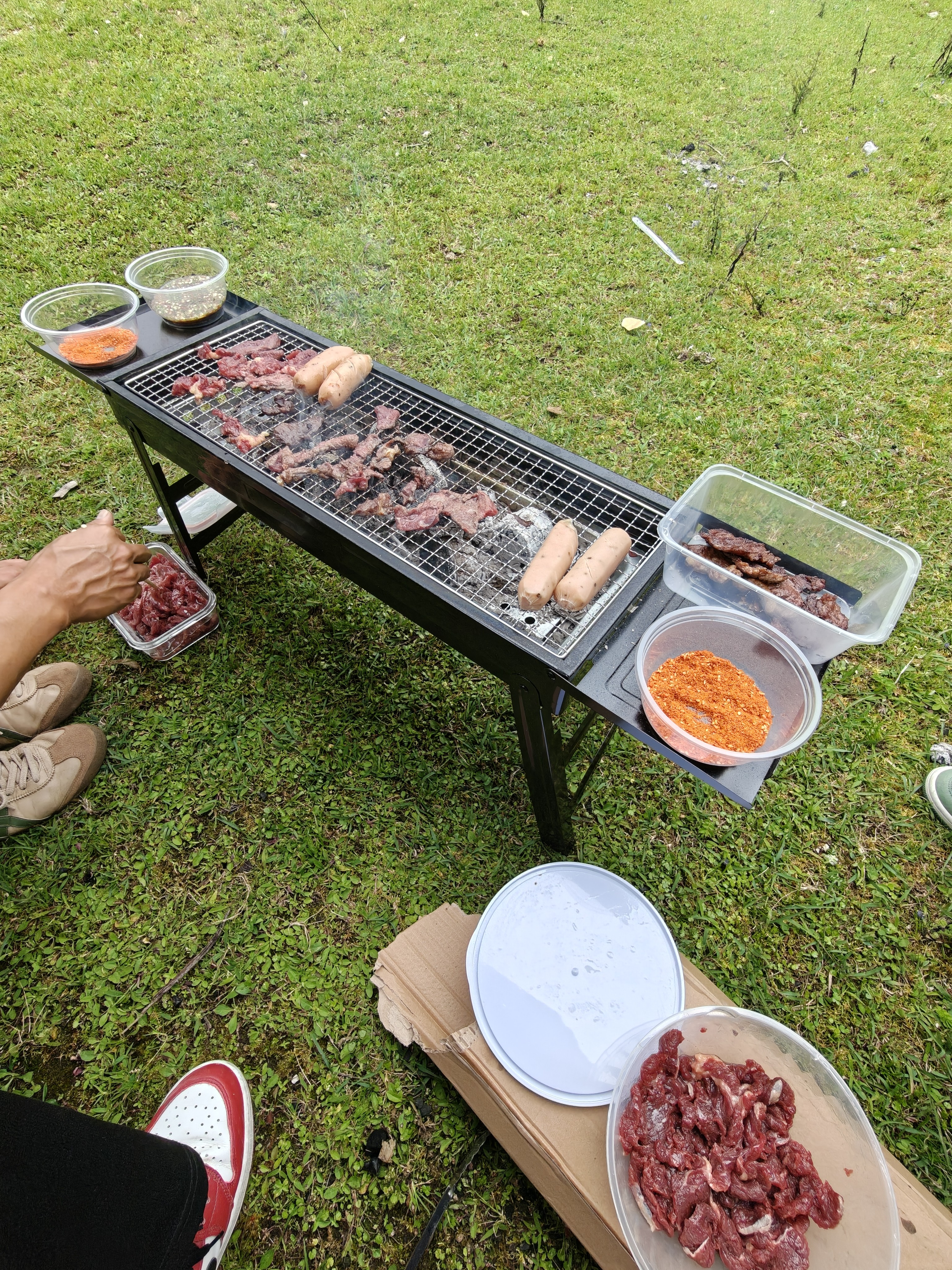 尚烤佳（Suncojia）烧烤炉 烧烤架长条木炭烤肉架 烧烤烤炉 碳烤炉 户外烤羊肉串炉子 实拍图