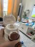 恩尼诺（aneno）儿童直饮保温杯316不锈钢保温水壶大容量幼儿园小学生饮水杯双饮 诺莉咖【赠背套，1杯3饮，长效保温，用到18岁】 600ml 实拍图