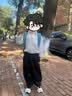 衣诺坊儿童衬衫白色长袖衫衣演出服打底衫男童 衬衫：白色长袖 130CM 实拍图