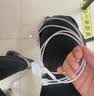 倍思5V/2A/1A三合一充电器套装USB插头苹果安卓充电头通用华为小米手机iPad耳机插头电源适配器 白 实拍图