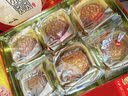 广州酒家团团圆圆月饼532.5g 6个 广式经典中秋团购送礼 双黄白莲蓉 实拍图