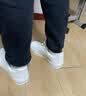 安踏男鞋板鞋小白鞋男士运动鞋夏季防泼水厚底减震透气休闲鞋新款 【厚底减震小白鞋】象牙白/芯片灰-1 42 (260mm) 实拍图