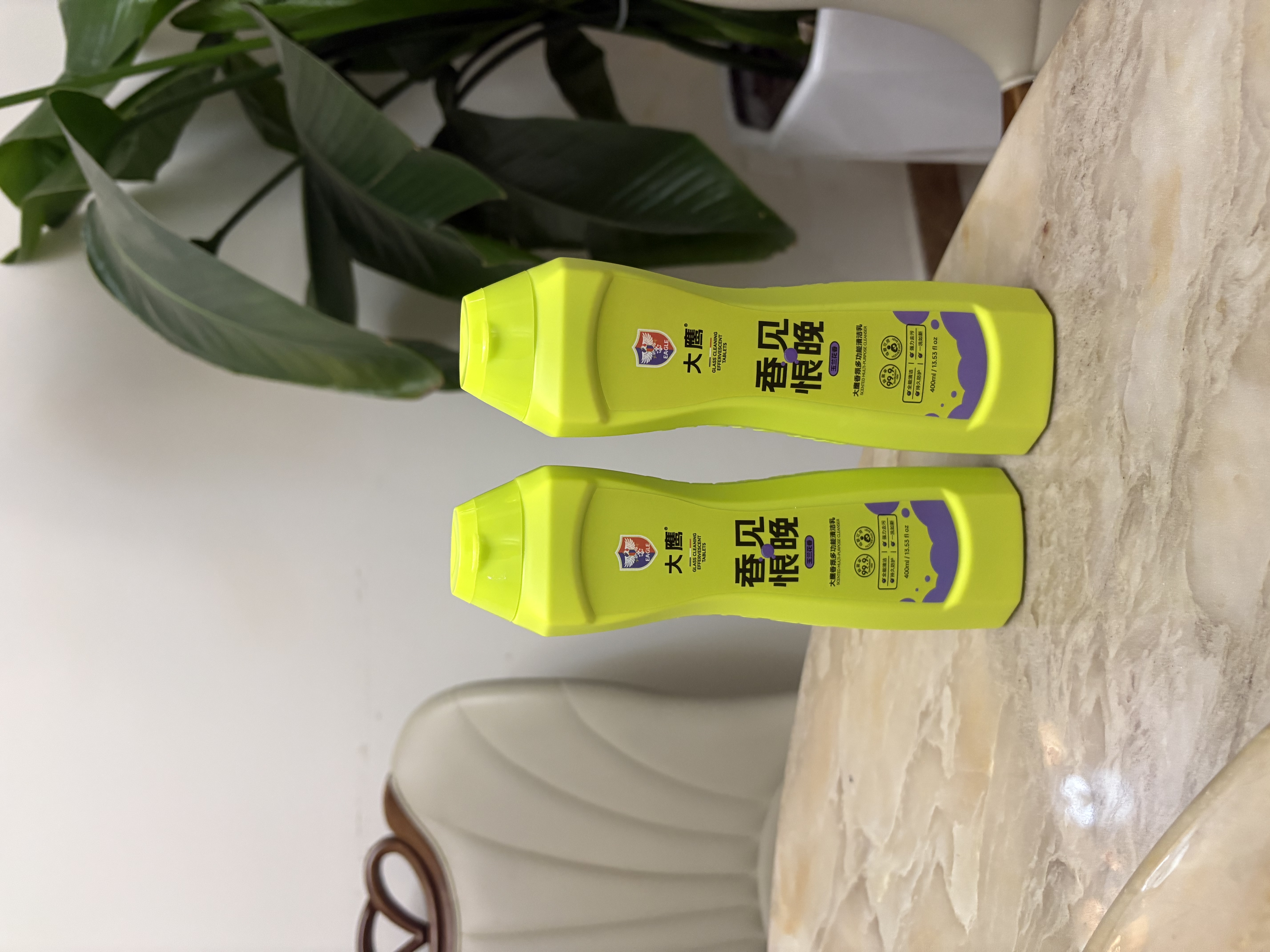 大鹰牌多功能清洁乳去重油污净厨房油烟机全屋万能清洁剂玉兰花香2瓶装 实拍图