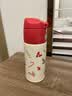 膳魔师（THERMOS）保温杯儿童吸管杯大容量男女学生316L不锈钢杯子水杯生日礼物TCMI 小红帽 400ml 实拍图