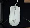 雷蛇（Razer）炼狱蝰蛇标准版有线鼠标 人体工学  电竞游戏 右手通用型 吃鸡/LOL/CS GO游戏鼠标 白色 实拍图