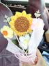 柏爱向日葵手工编织永生花束生日礼物女摆件实用幼儿园送老师教师节 实拍图