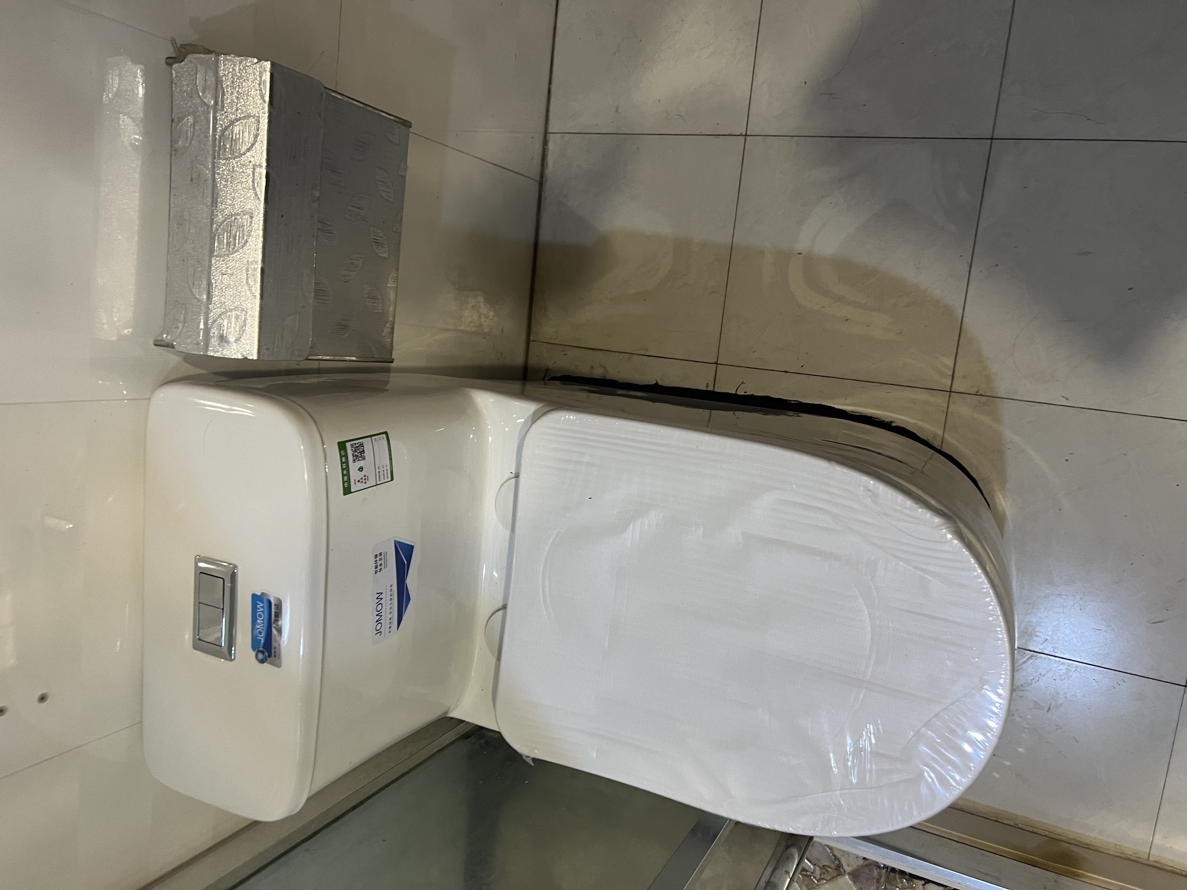 MAKAOBALA马桶家用坐便器虹吸式大口径卫生间小户型潮州防溅节水大冲力坐厕 洁净5（环绕虹吸式）10.0管道 通用坑距（不一定靠墙） 实拍图