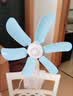 HANASS迷你小风扇轻音办公宿舍夹扇学生床头挂扇六叶家用台式电风扇开学MSE 690J乔迁生日礼物男女生学生 实拍图