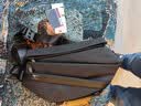 七匹狼男士斜挎包胸包大容量户外骑行工装斜背包潮牌机能单肩包邮差包男 实拍图