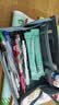 国誉笔袋Campus大容量横开笔盒学生多功能文具盒高颜值简约铅笔盒便携收纳袋 蓝色1个 WSG-PC322LB 实拍图