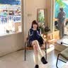 回力（Warrior）撞色双条杠卫衣女2026新款韩系学院风圆领上衣秋季宽松无帽外套女 实拍图