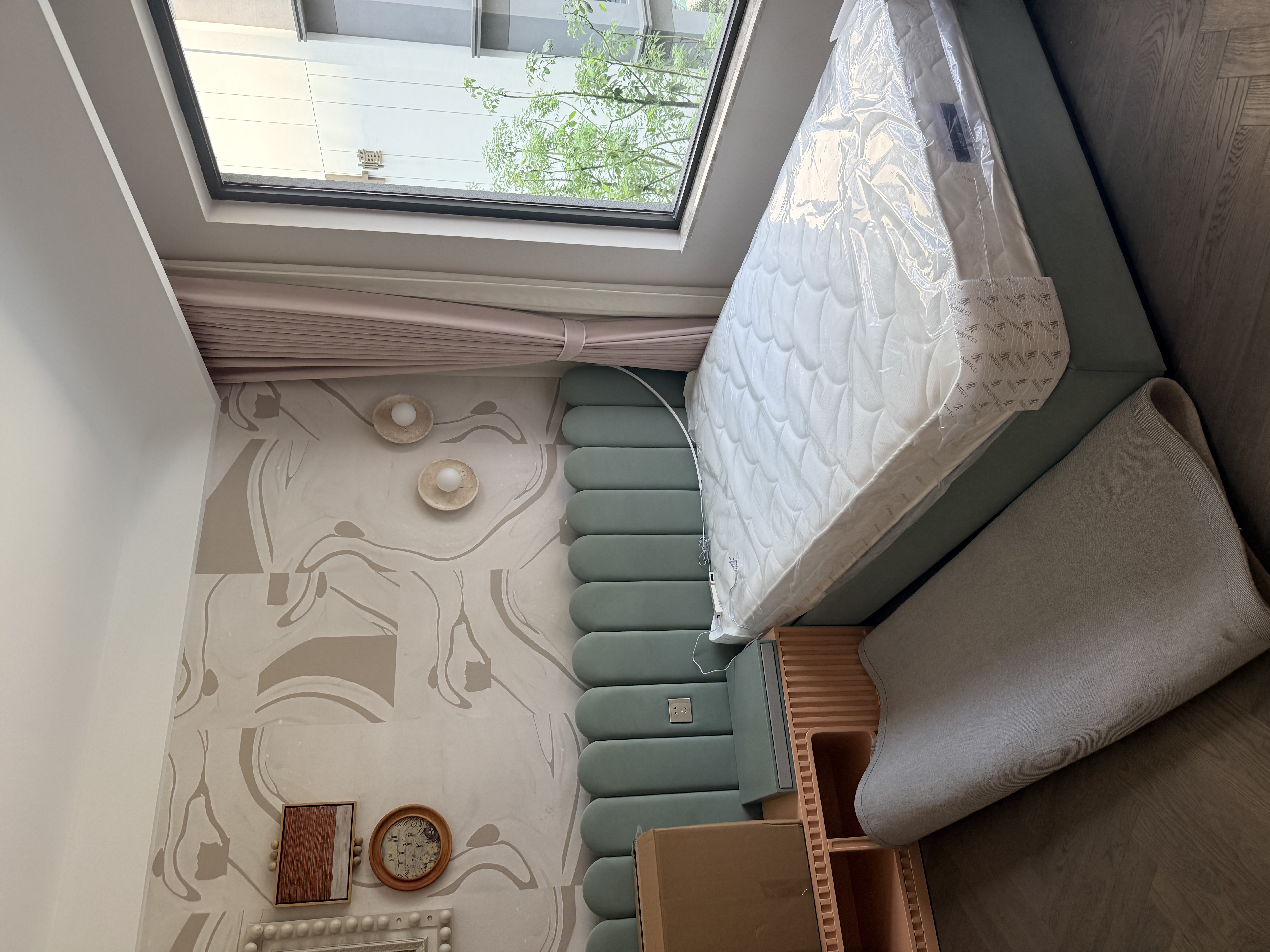 慕思（de RUCCI）柔氧睡 席梦思天然乳胶儿童床垫 慕斯护脊防螨家用1.5米床垫子 大白【软硬适中/21CM】天然乳胶＋独立筒弹簧-MCW2-025 1.2*2米 实拍图