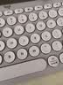 罗技（Logitech）时尚系列K390无线蓝牙键盘 超薄便携  K380升级版 沙色 79键 实拍图