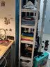 唐辑书架书柜 学生家用落地置物架铁艺图书架子 白色五层50*30*160 实拍图