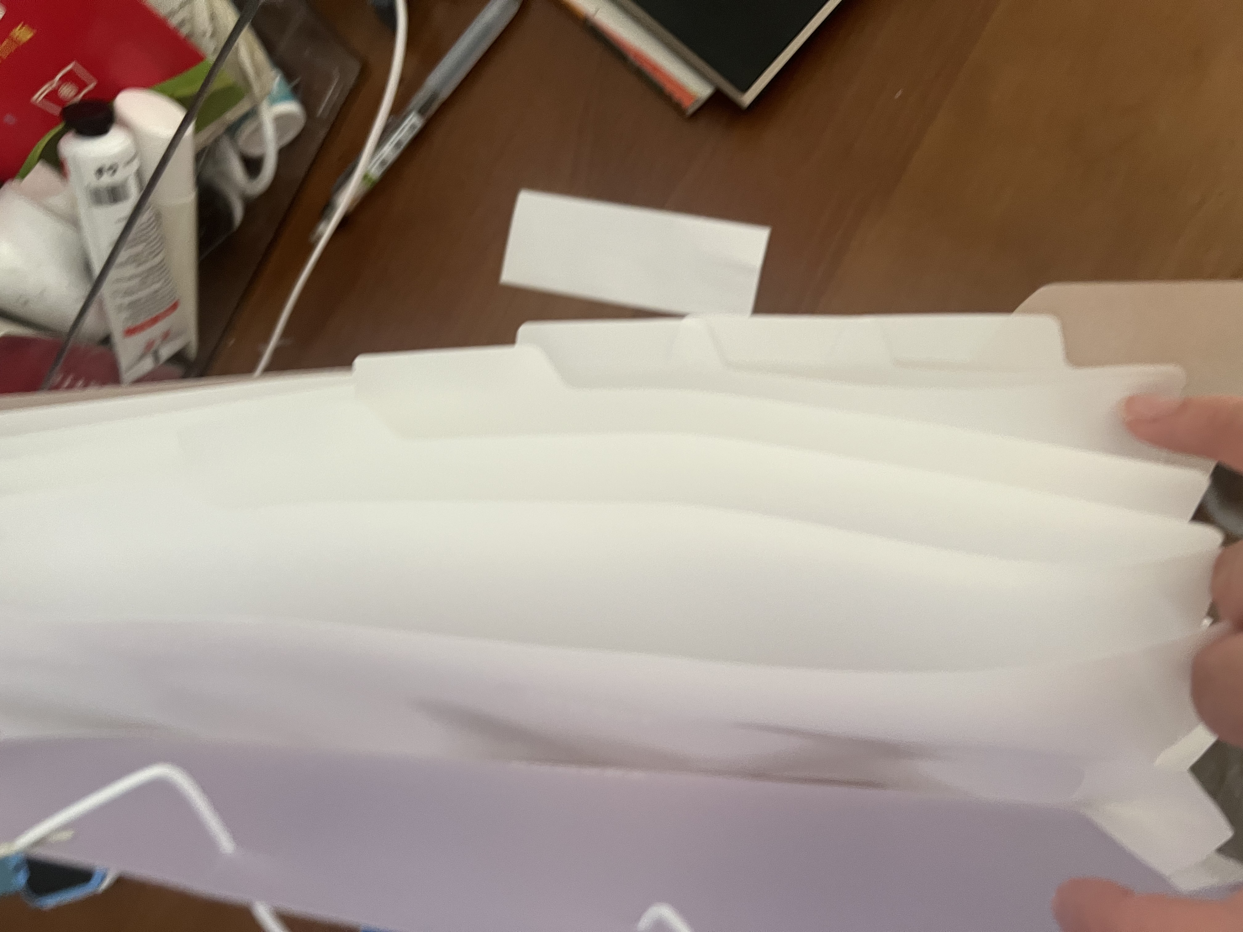 文谷（Wengu）文件资料夹风琴包8层A4学生文具办公用品会议试卷收纳袋小初中开学便携学科作业分类G0249-8紫色 实拍图