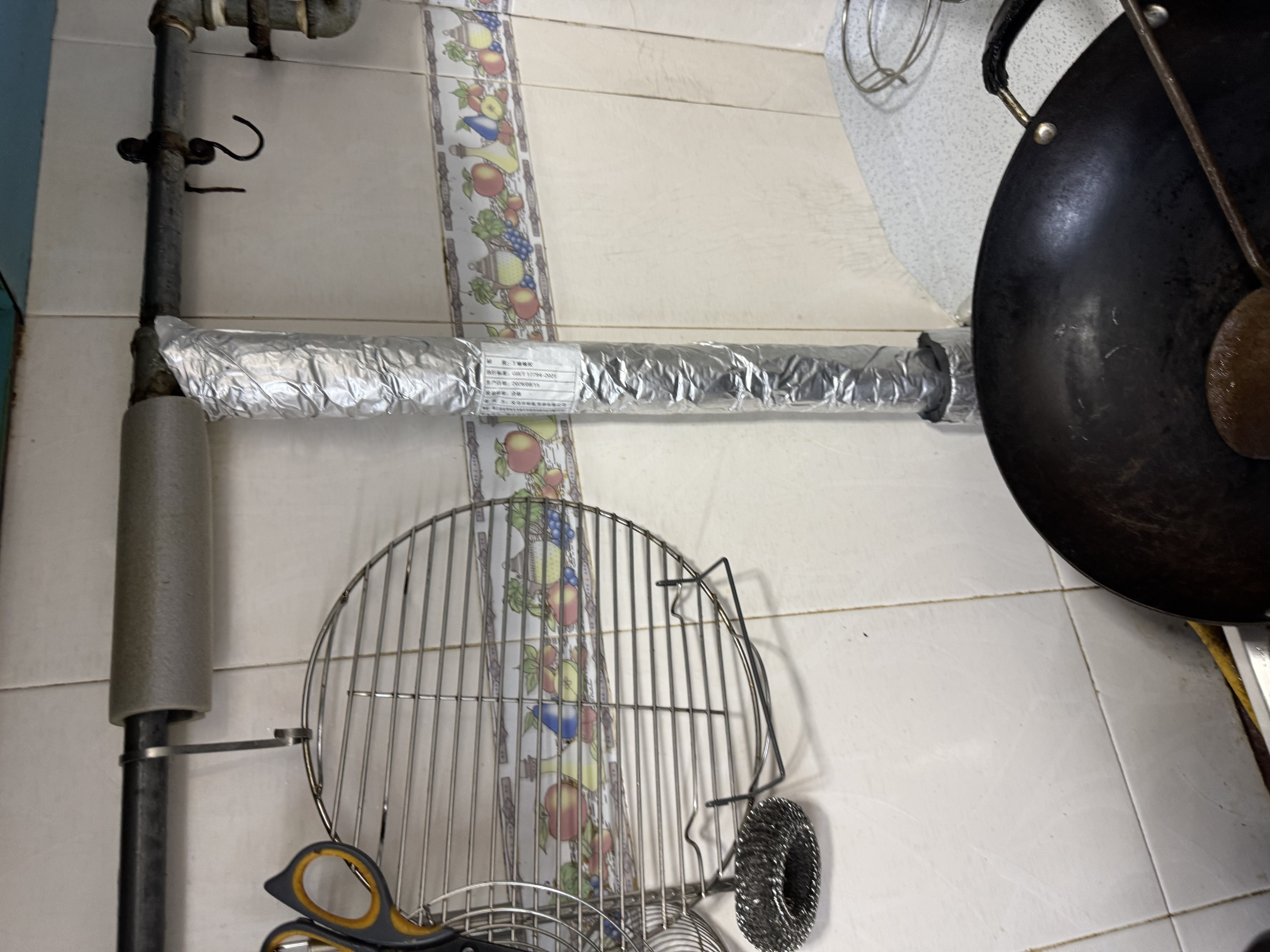 炫嘉米塔尔自粘保温棉水管防冻加厚隔热材料空调太阳能管保护套 实拍图