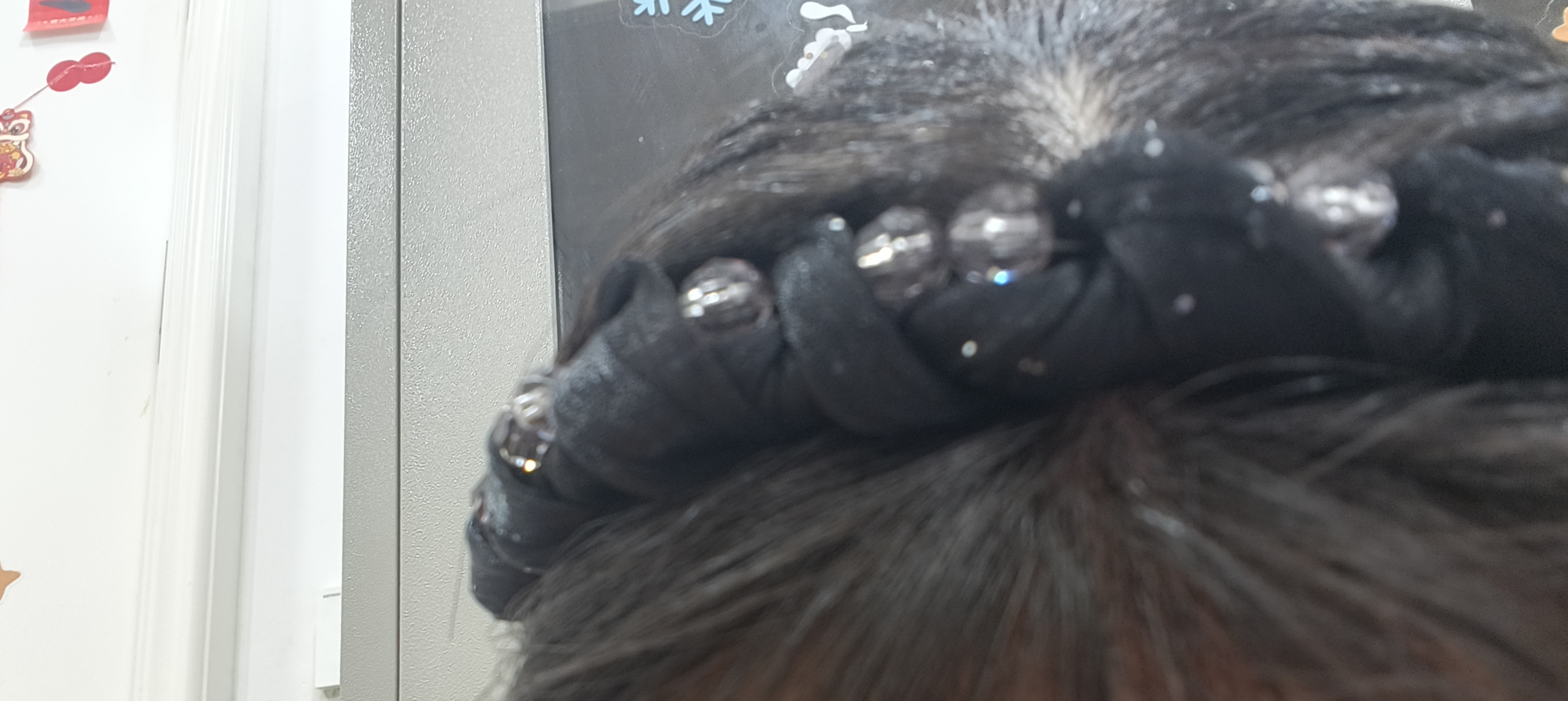 向晚发箍发卡高颅顶发箍女满钻发带压发卡洗脸专用头箍头饰女生日礼物 实拍图