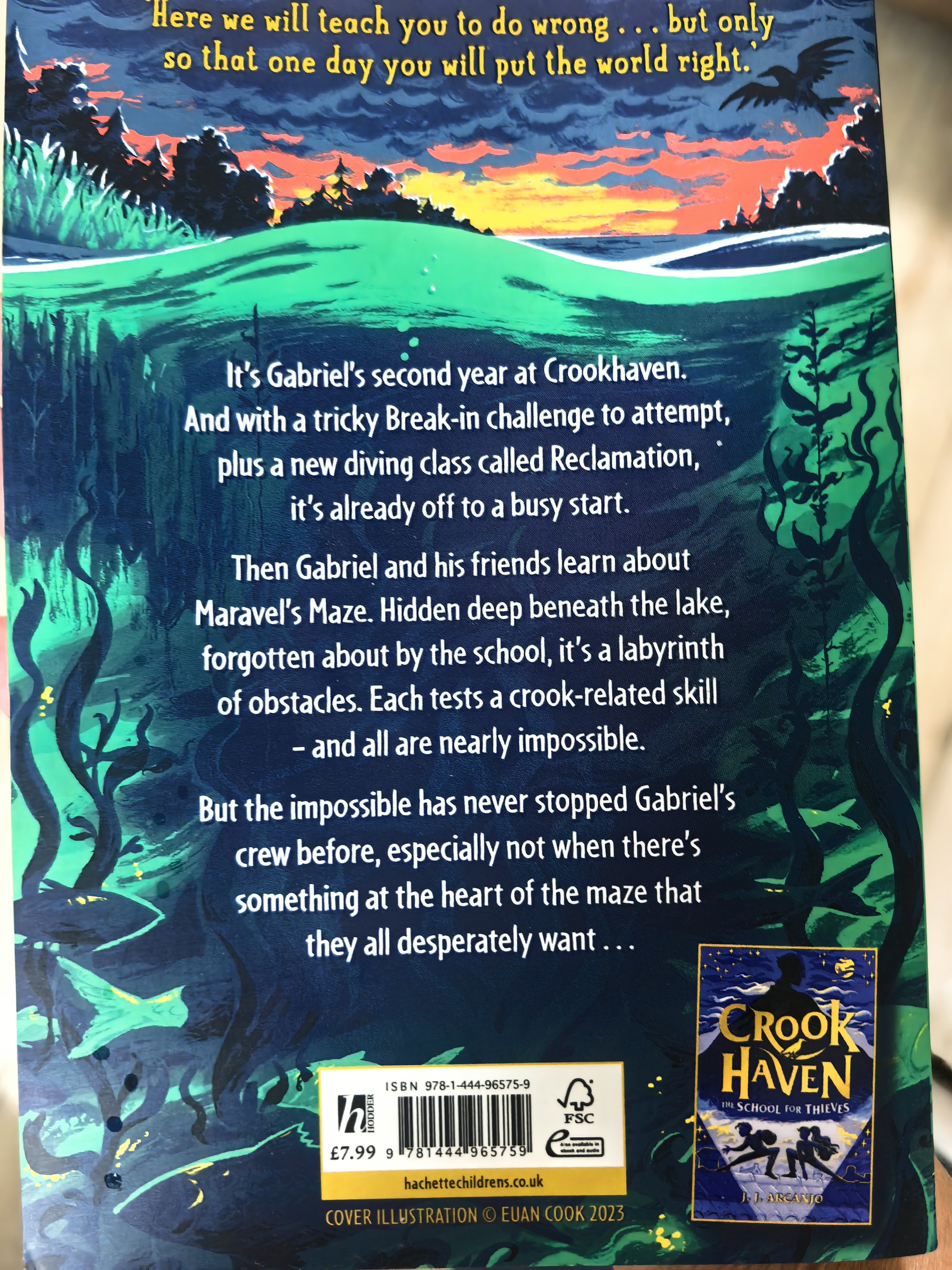 克鲁可黑文：被遗忘的迷宫 Crookhaven The Forgotten Maze 儿童动作冒险小说 水石儿童图书奖短名单 英文版 进口英语原版书籍 实拍图